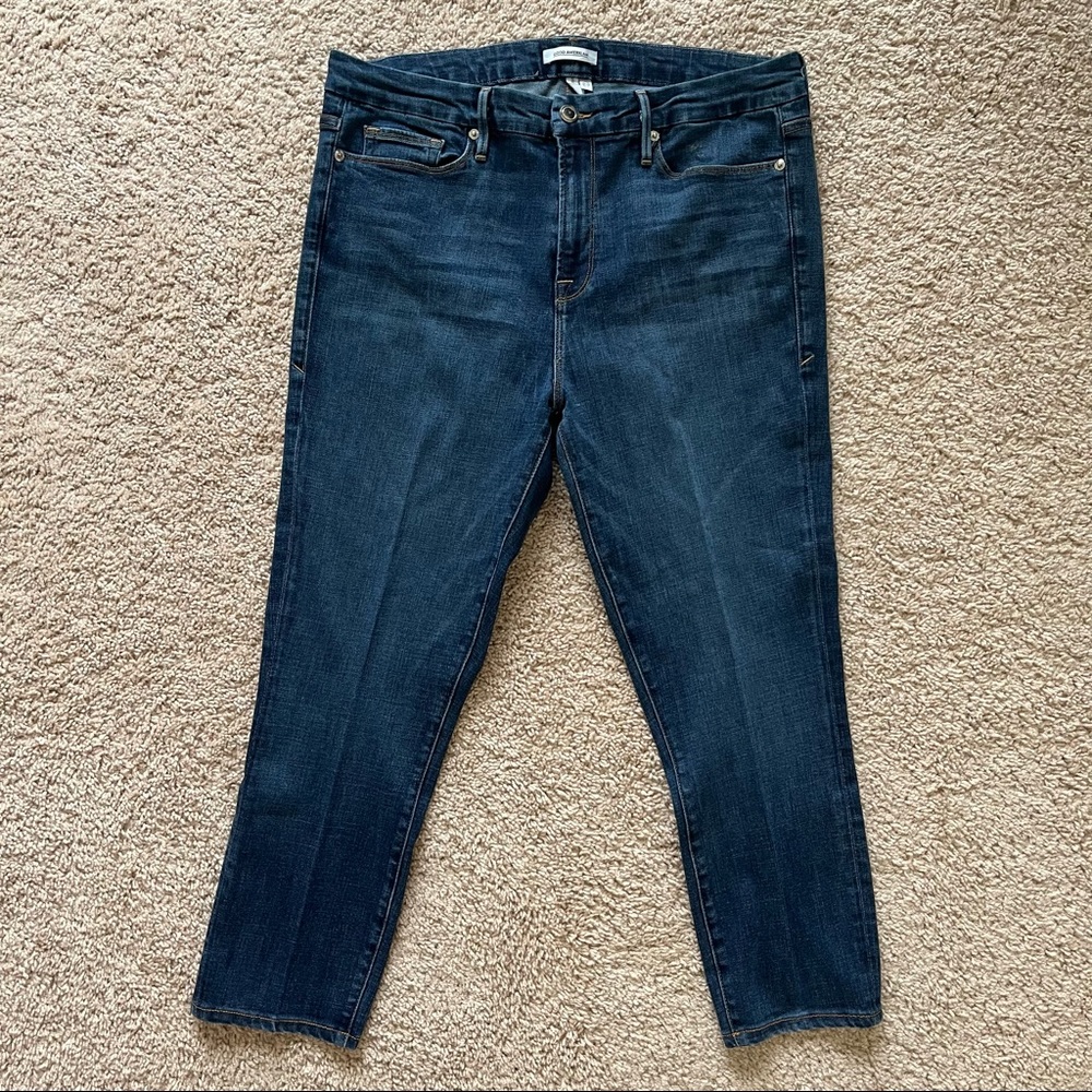 Good American Good Legs High Rise Skinny Jeans Size 15/33
